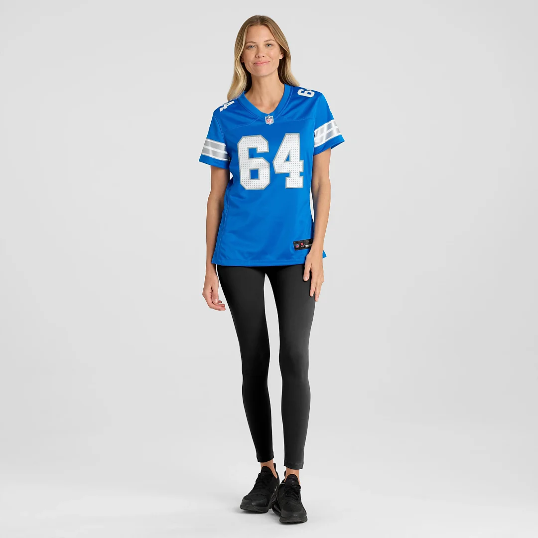Zennovawear Cade Mays Detroit Lions Women's Team Game Jersey - Blue