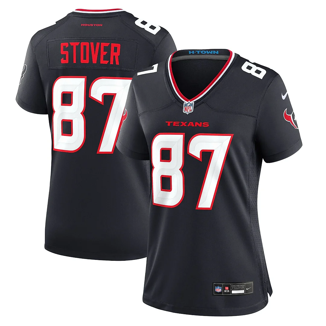 Zennovawear Cade Stover Houston Texans Women's Game Jersey - Navy
