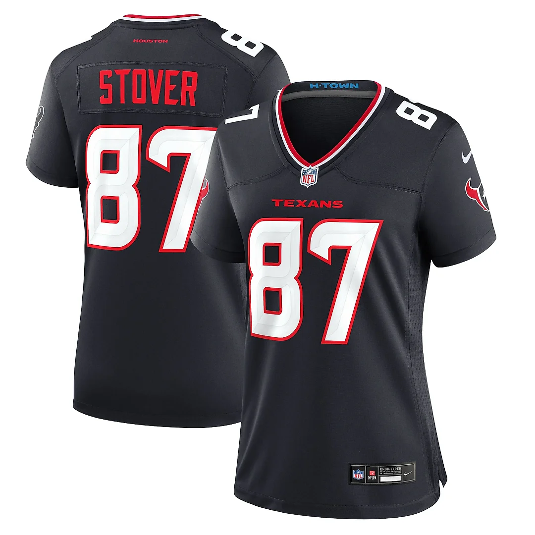 Zennovawear Cade Stover Houston Texans Women's Game Jersey - Navy