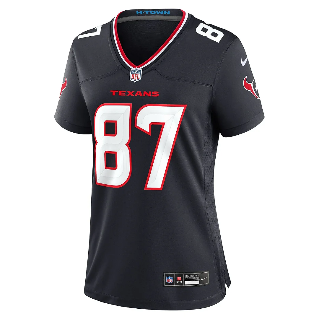 Zennovawear Cade Stover Houston Texans Women's Game Jersey - Navy