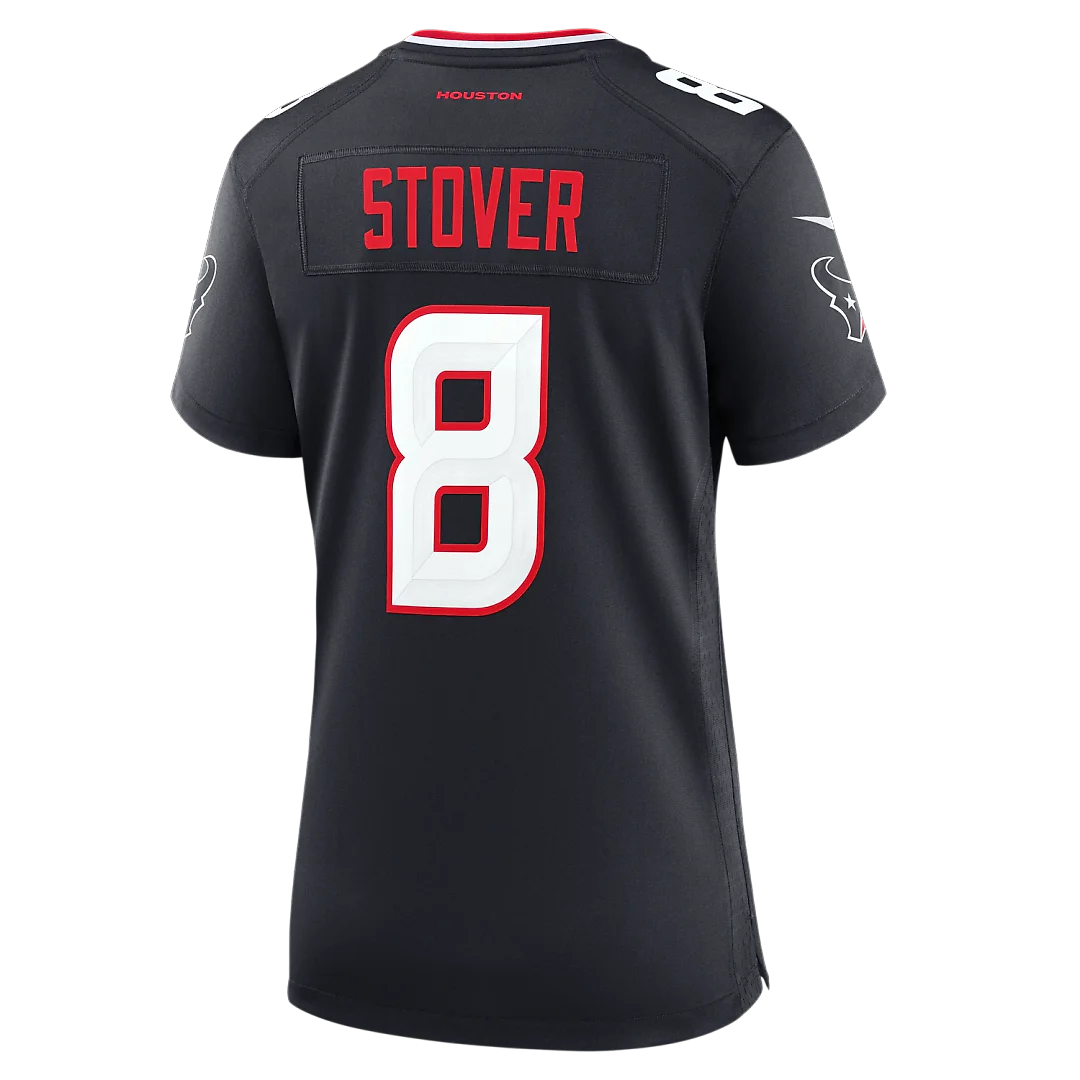 Zennovawear Cade Stover Houston Texans Women's Team Game Jersey - Navy