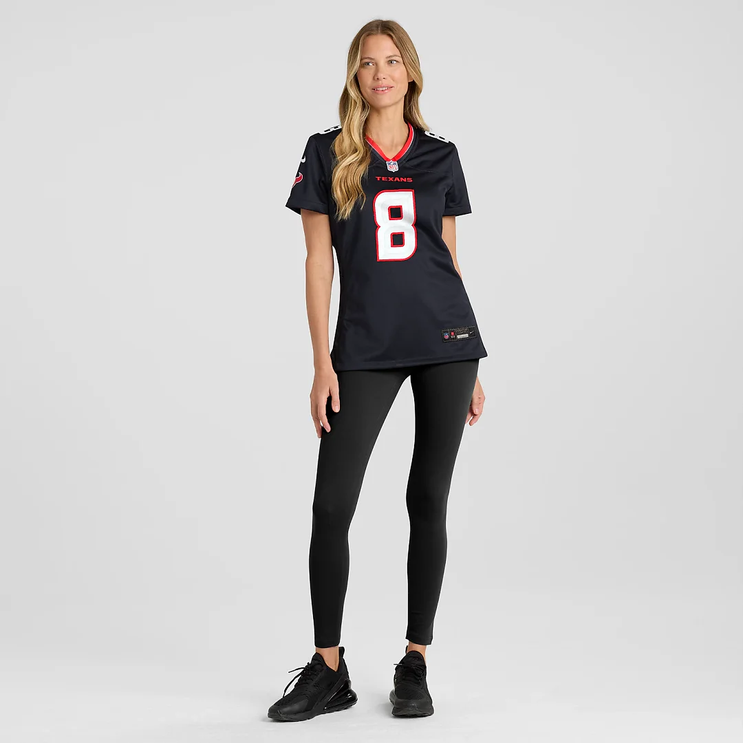 Zennovawear Cade Stover Houston Texans Women's Team Game Jersey - Navy