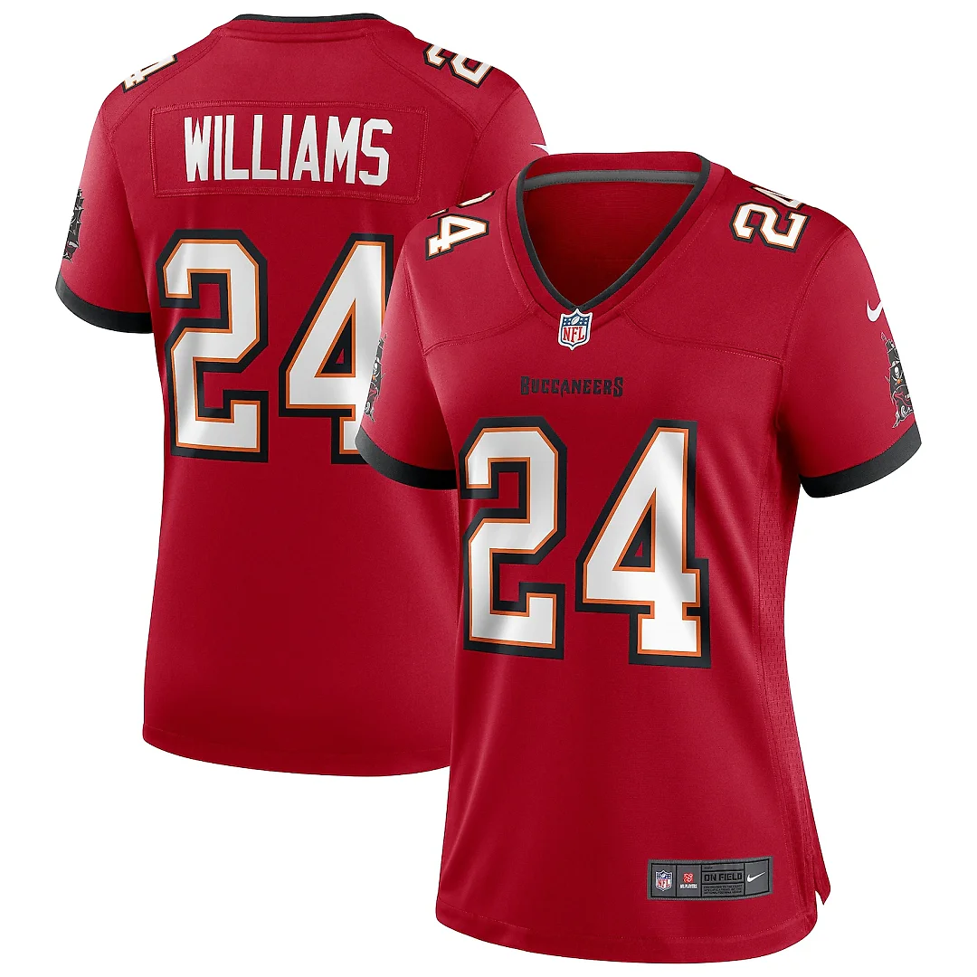 Zennovawear Cadillac Williams Tampa Bay Buccaneers Women's Game Retired Player Jersey - Red
