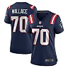 Zennovawear Caedan Wallace New England Patriots Women's Game Jersey - Navy