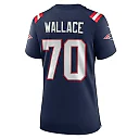Zennovawear Caedan Wallace New England Patriots Women's Game Jersey - Navy