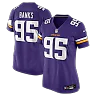 Zennovawear Caleb Banks Minnesota Vikings Women's Team Game Jersey - Purple