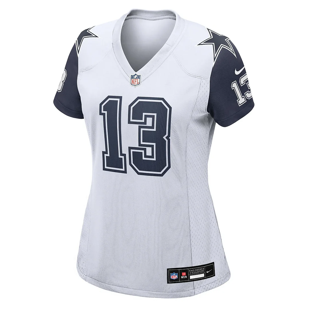 Zennovawear Caleb Downs Dallas Cowboys Women's Alternate Game Jersey - White