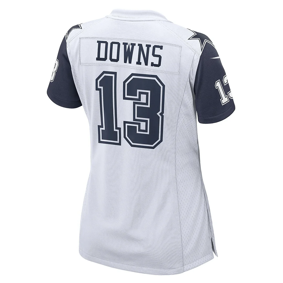 Zennovawear Caleb Downs Dallas Cowboys Women's Alternate Game Jersey - White