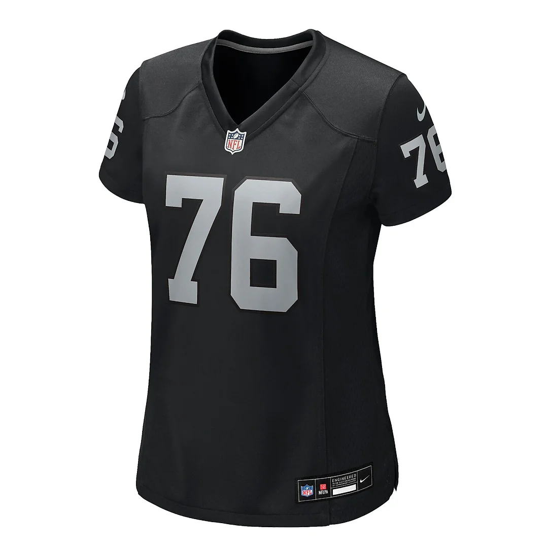 Zennovawear Caleb Rogers Las Vegas Raiders Women's Team Game Jersey - Black