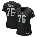 Zennovawear Caleb Rogers Las Vegas Raiders Women's Team Game Jersey - Black