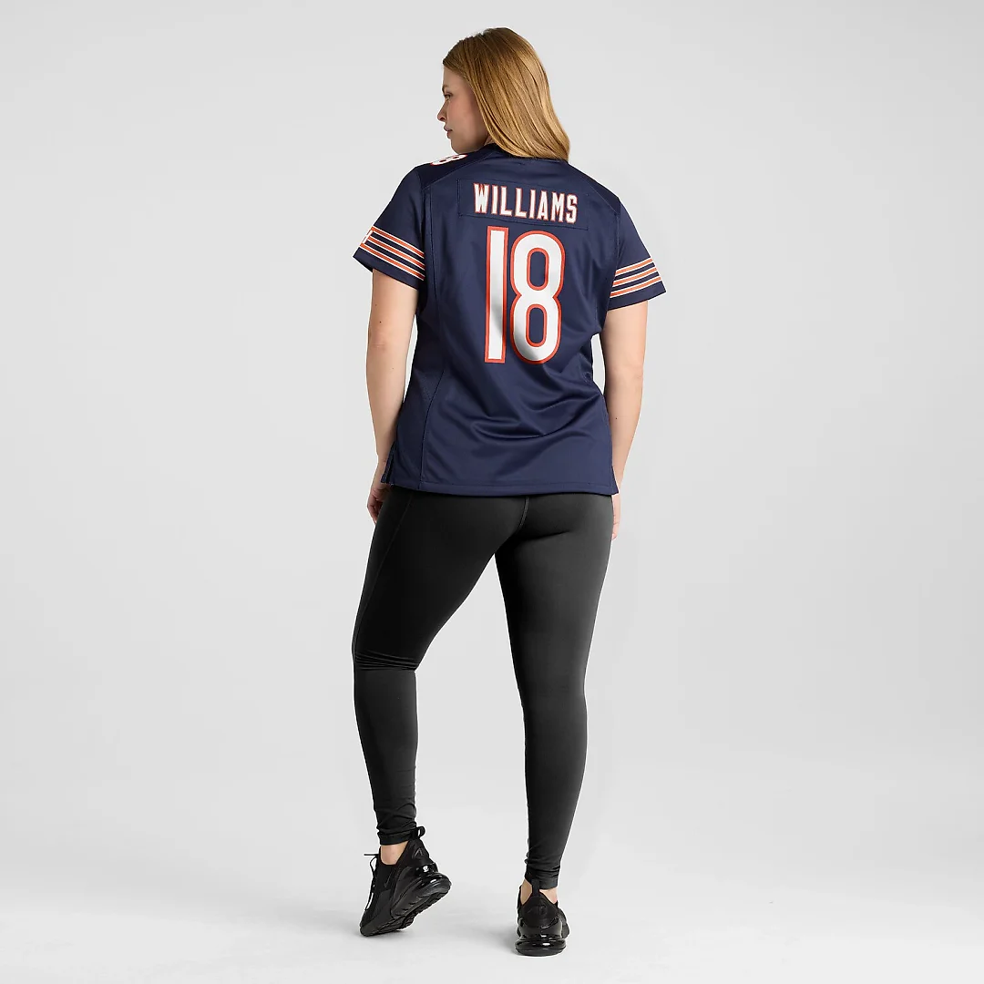 Zennovawear Caleb Williams Chicago Bears Women's Player Game Jersey - Navy