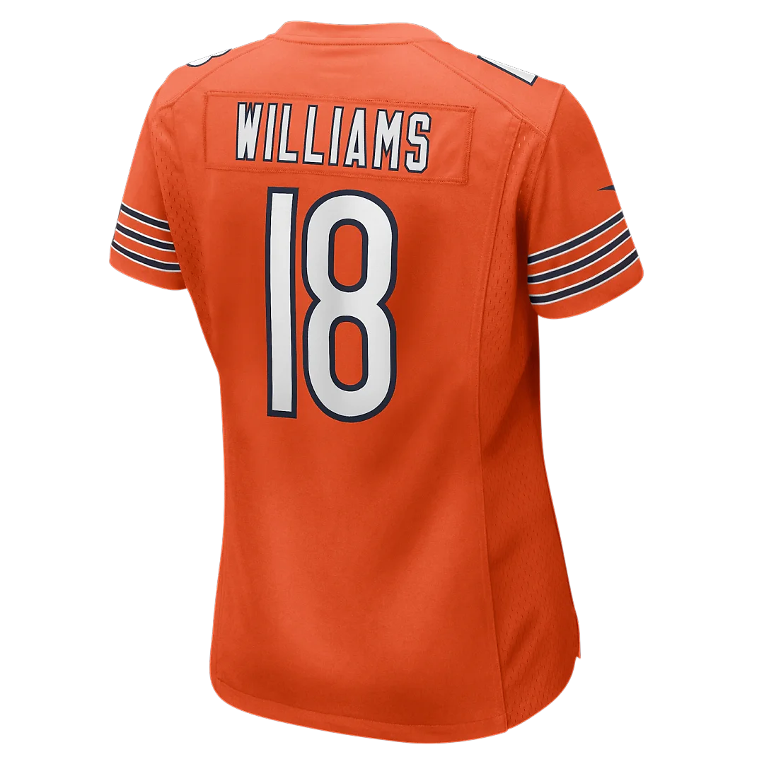 Zennovawear Caleb Williams Chicago Bears Women's Alternate Game Jersey - Orange