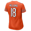 Zennovawear Caleb Williams Chicago Bears Women's Alternate Game Jersey - Orange