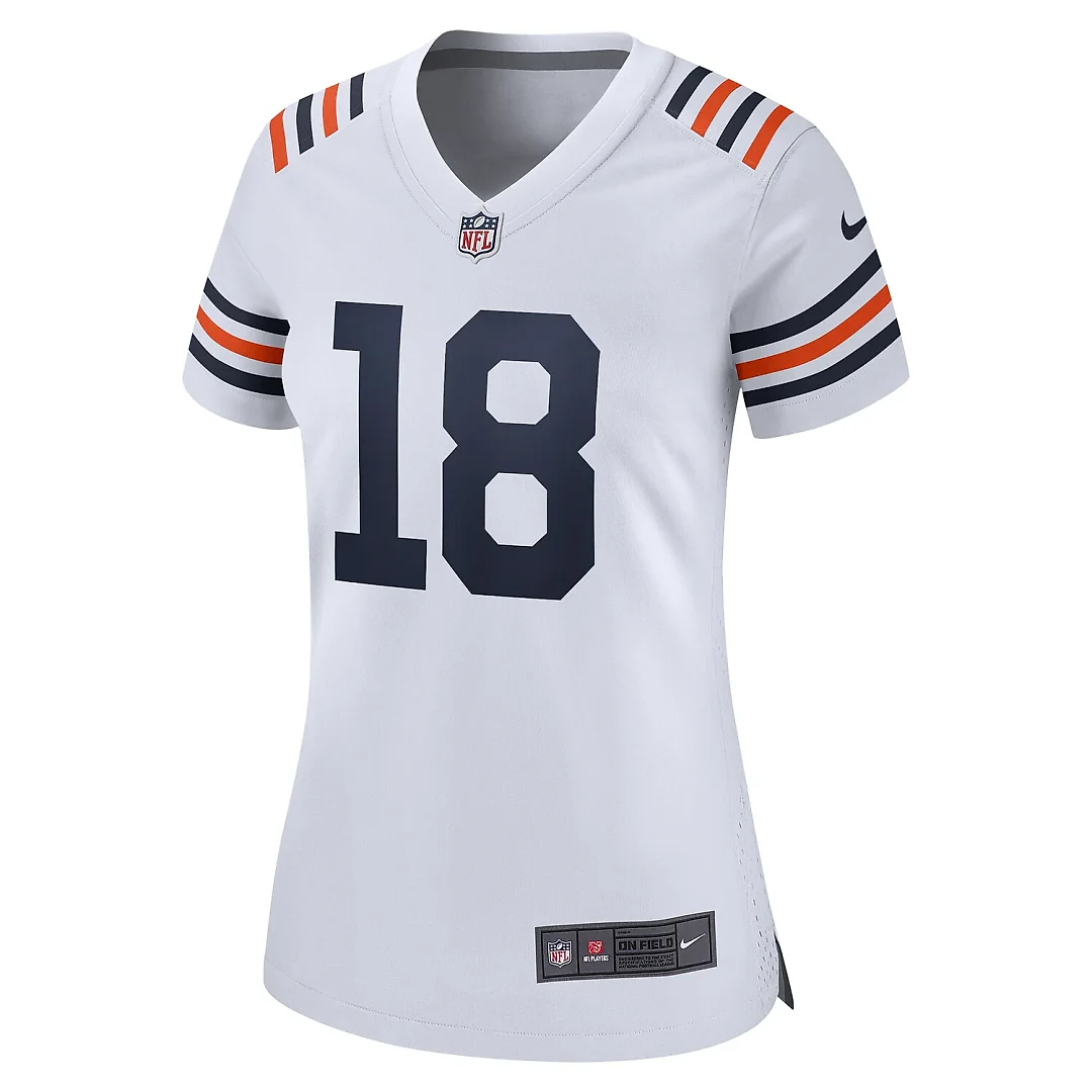 Zennovawear Caleb Williams Chicago Bears Women's 2nd Alternate Game Player Jersey - White