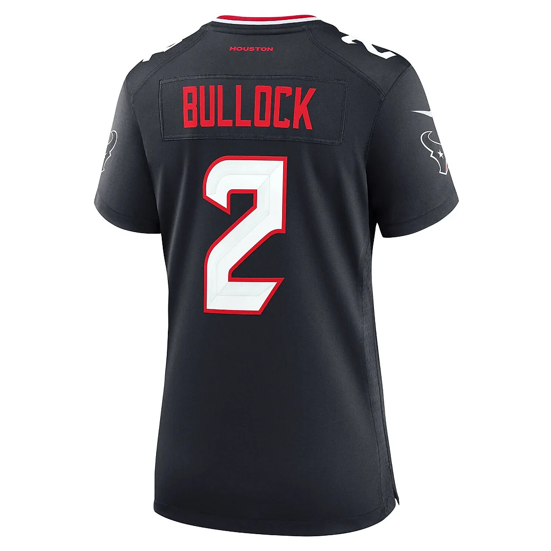 Zennovawear Calen Bullock Houston Texans Women's Team Game Jersey - Navy