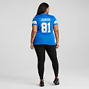 Zennovawear Calvin Johnson Detroit Lions Women's Team Retired Game Jersey - Blue