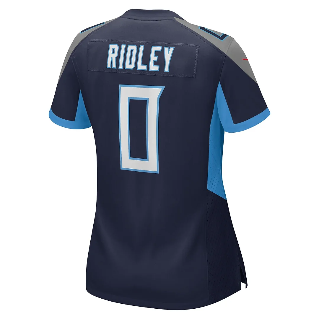 Zennovawear Calvin Ridley Tennessee Titans Women's Game Player Jersey - Navy