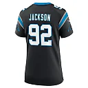 Zennovawear Cam Jackson Carolina Panthers Women's Team Game Jersey - Black