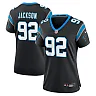 Zennovawear Cam Jackson Carolina Panthers Women's Team Game Jersey - Black