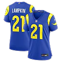Zennovawear Cam Lampkin Los Angeles Rams Women's Team Game Jersey - Royal