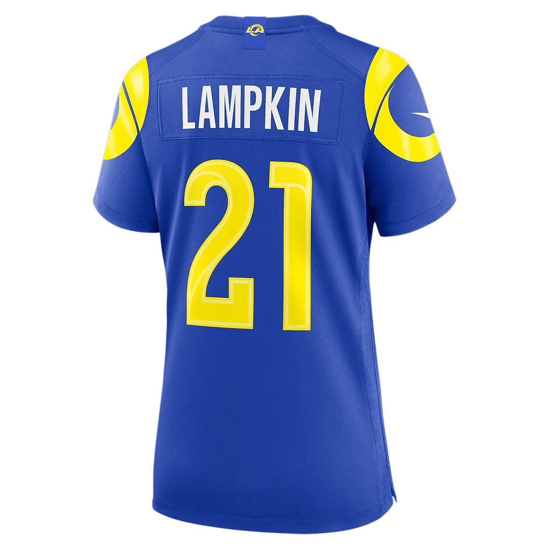 Zennovawear Cam Lampkin Los Angeles Rams Women's Team Game Jersey - Royal