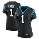 Zennovawear Cam Newton Carolina Panthers Women's Team Retired Game Jersey - Black