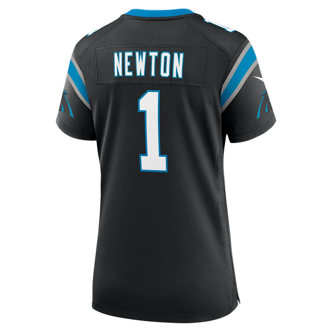Zennovawear Cam Newton Carolina Panthers Women's Team Retired Game Jersey - Black