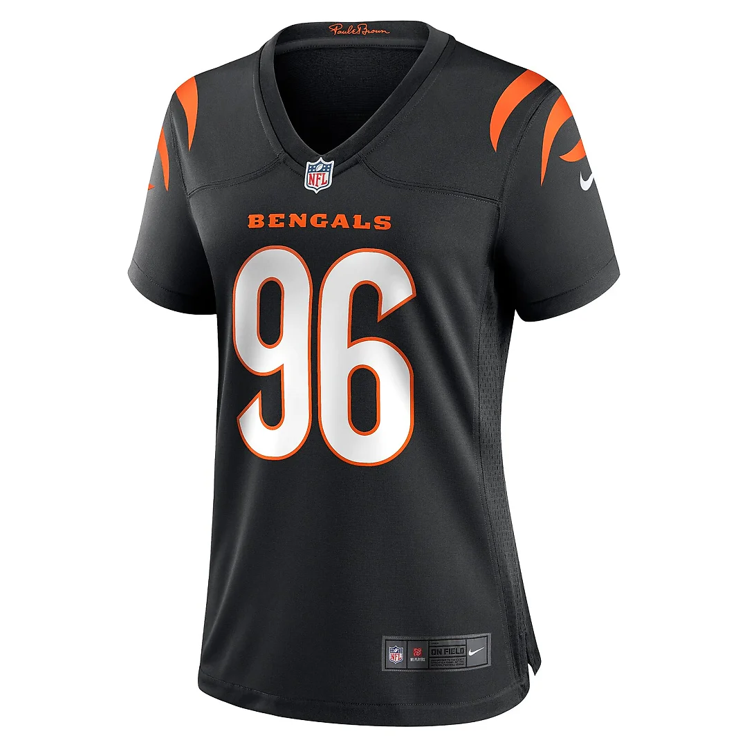 Zennovawear Cam Sample Cincinnati Bengals Women's Game Jersey - Black