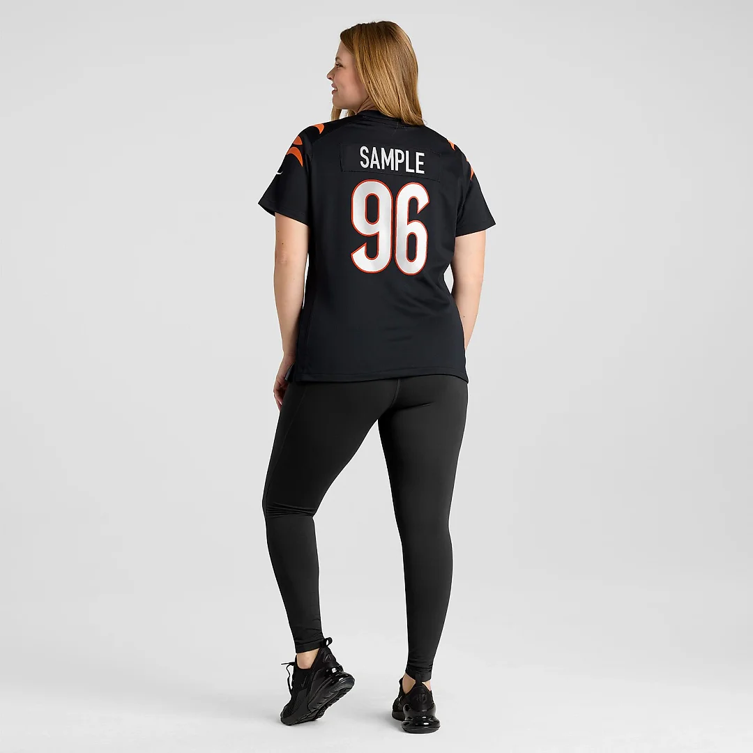 Zennovawear Cam Sample Cincinnati Bengals Women's Game Jersey - Black