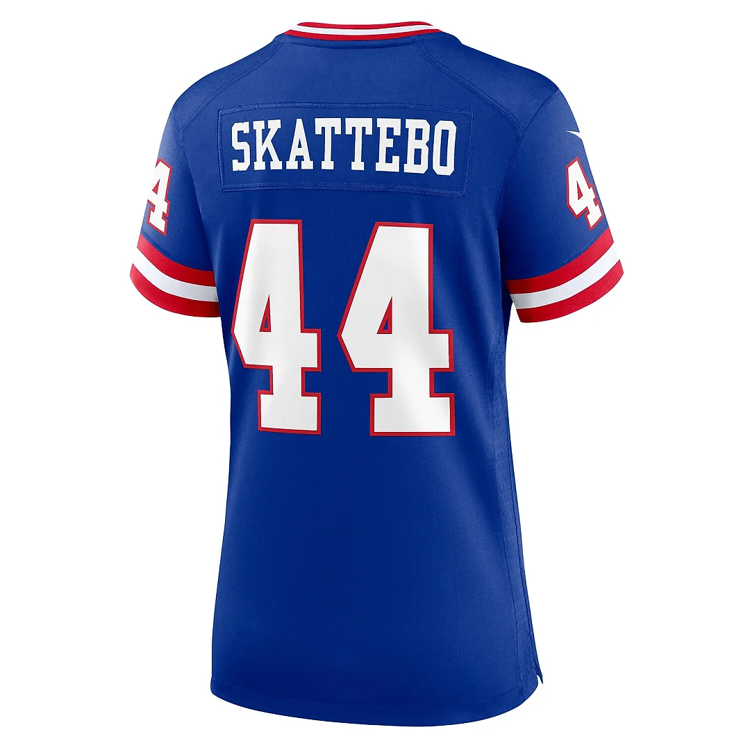 Zennovawear Cam Skattebo New York Giants Women's Alternate 2 Legacy Game Jersey - Royal