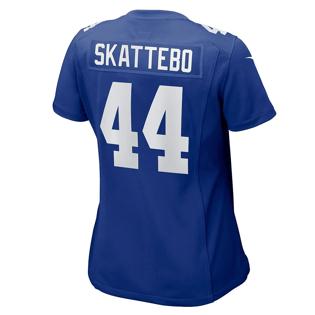 Zennovawear Cam Skattebo New York Giants Women's Team Game Player Jersey - Royal