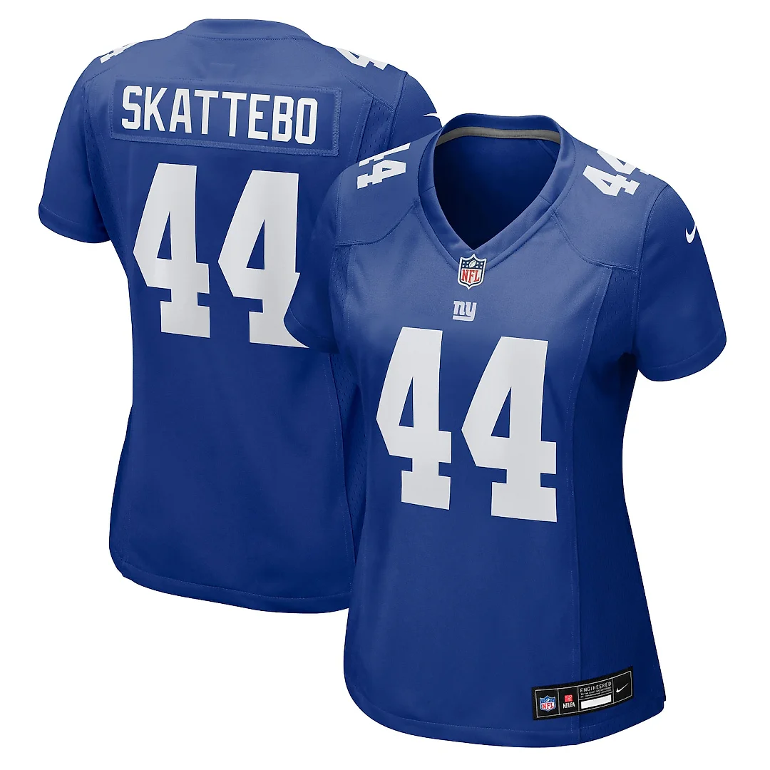 Zennovawear Cam Skattebo New York Giants Women's Team Game Player Jersey - Royal
