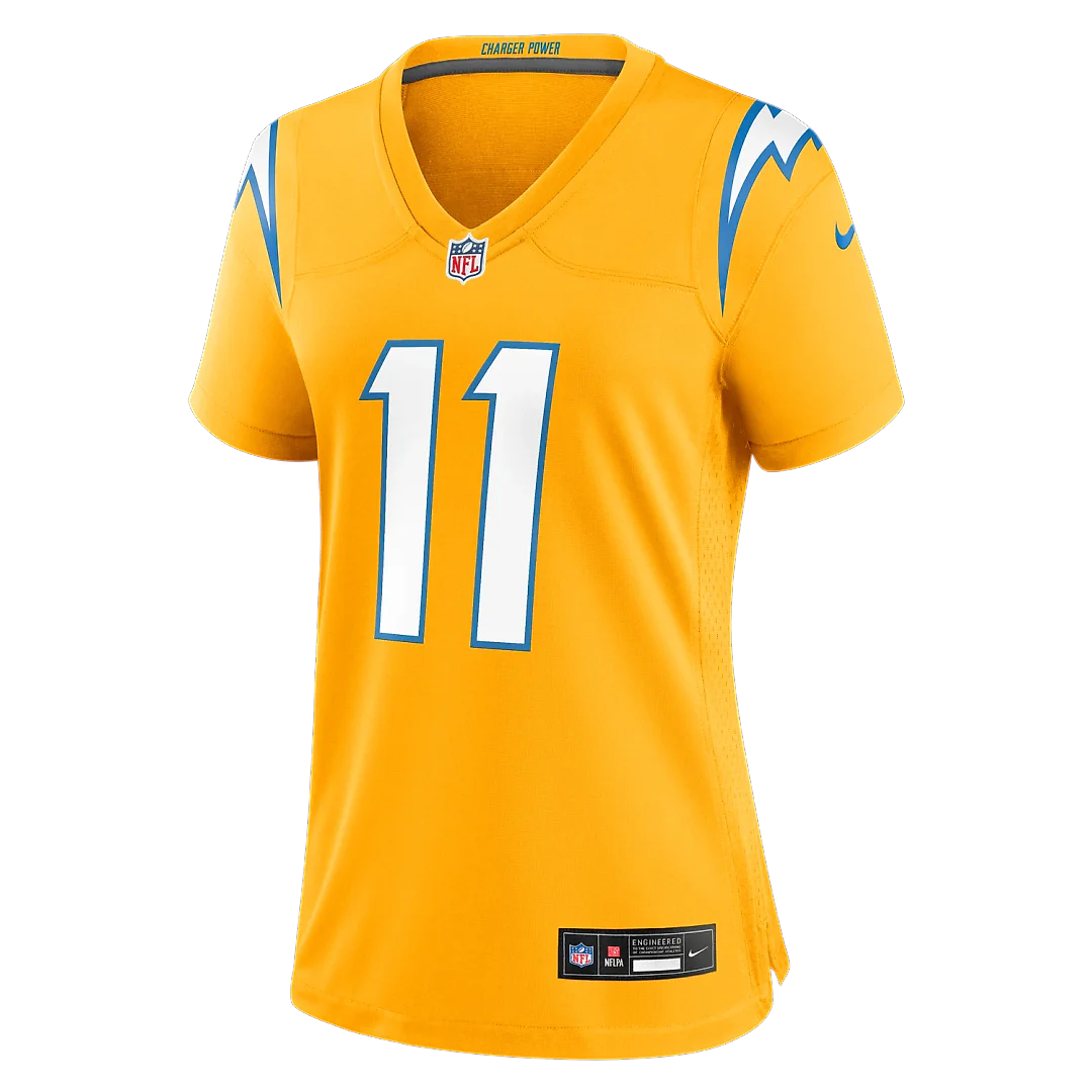 Zennovawear Cameron Dicker Los Angeles Chargers Women's Alternate Game Jersey - Gold