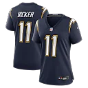 Zennovawear Cameron Dicker Los Angeles Chargers Women's Alternate Game Jersey - Navy
