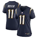 Zennovawear Cameron Dicker Los Angeles Chargers Women's Alternate Game Jersey - Navy