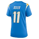 Zennovawear Cameron Dicker Los Angeles Chargers Women's Game Jersey - Powder Blue