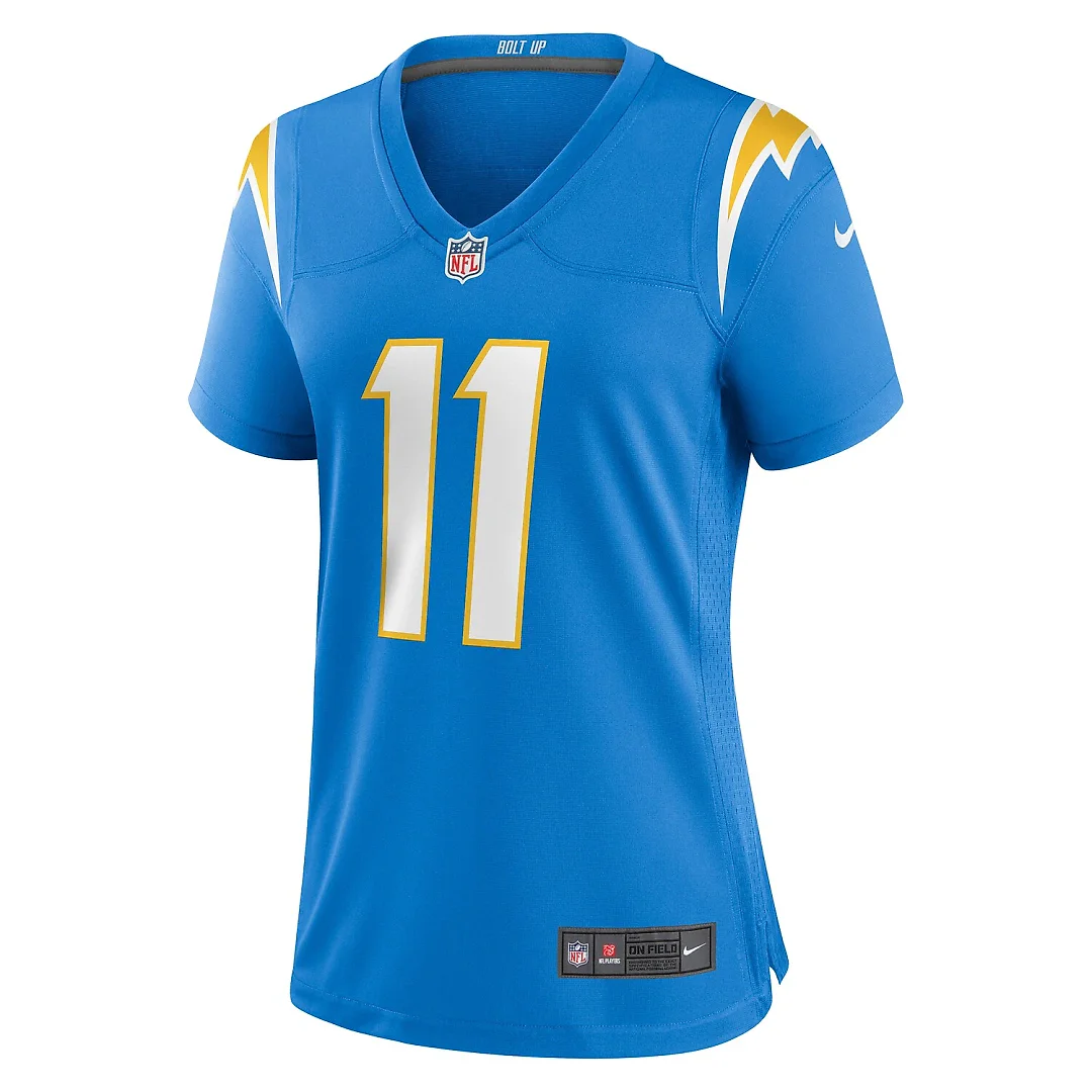 Zennovawear Cameron Dicker Los Angeles Chargers Women's Game Jersey - Powder Blue