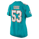 Zennovawear Cameron Goode Miami Dolphins Women's Game Player Jersey - Aqua