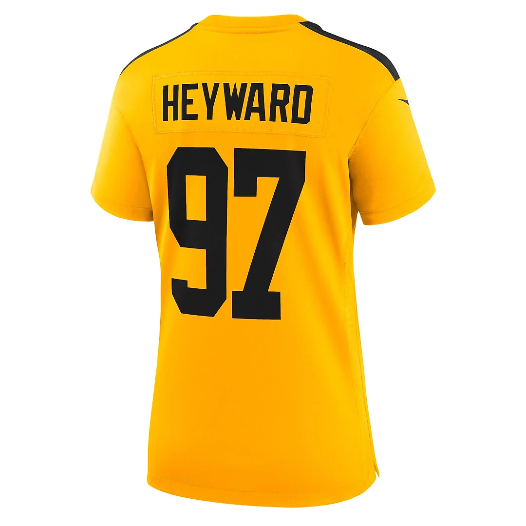 Zennovawear Cameron Heyward Pittsburgh Steelers Women's Alternate 1933 Throwback Game Jersey - Gold
