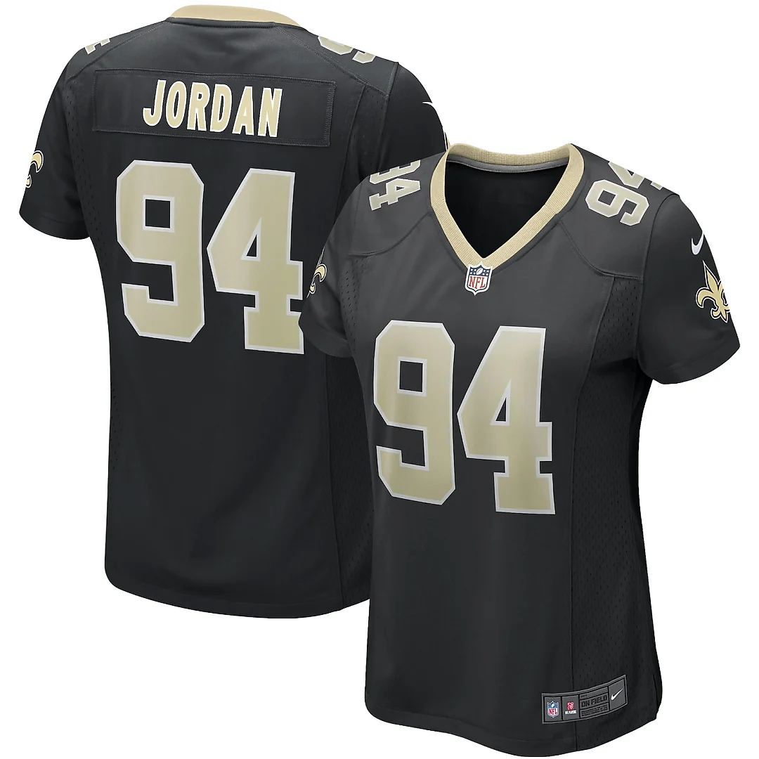 Zennovawear Cameron Jordan New Orleans Saints Women's Game Jersey - Black