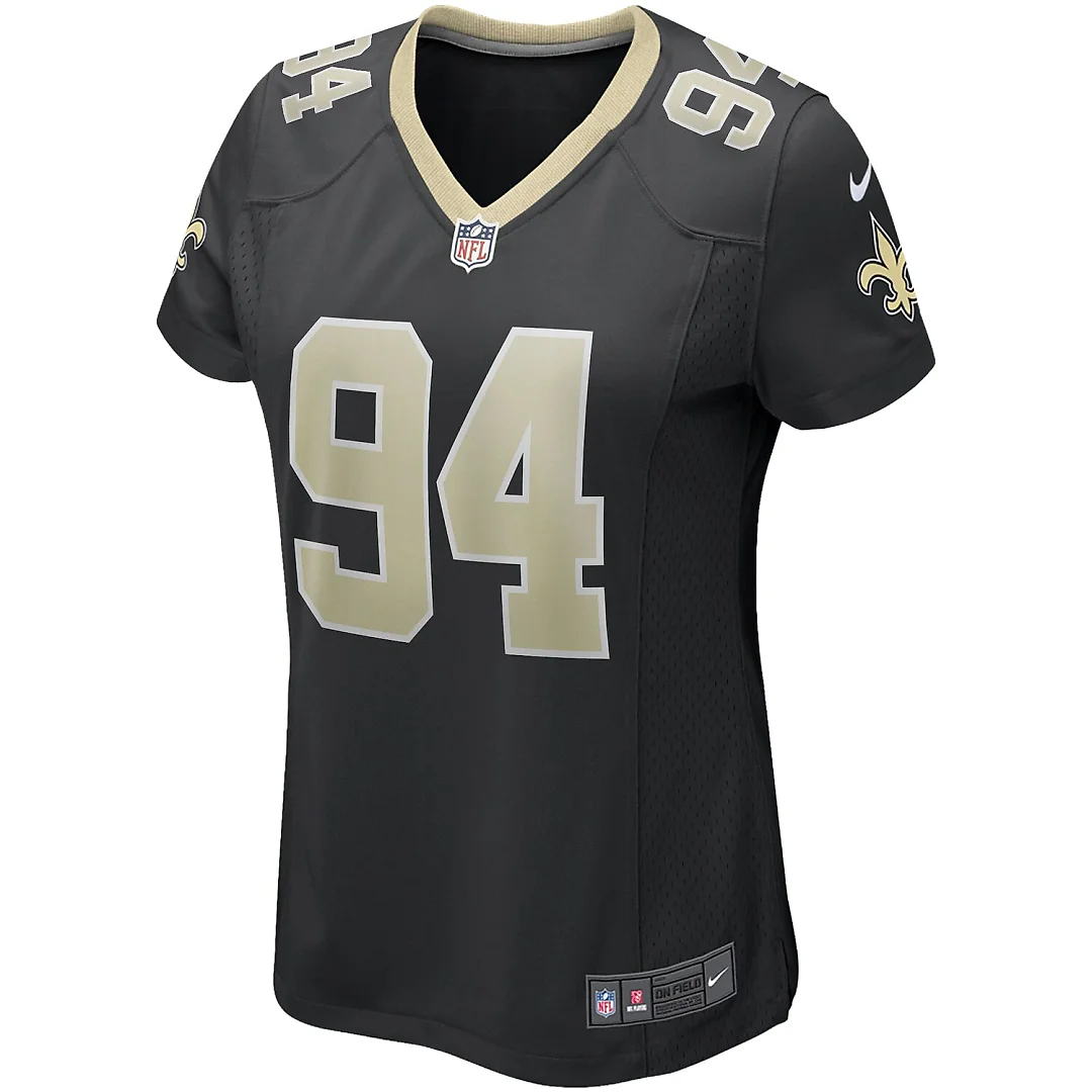 Zennovawear Cameron Jordan New Orleans Saints Women's Game Jersey - Black