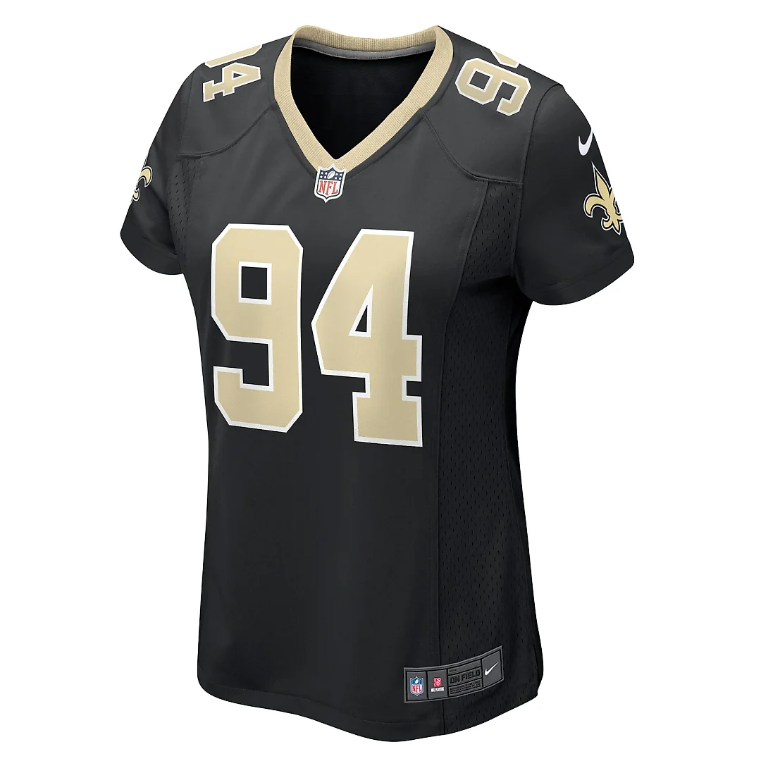 Zennovawear Cameron Jordan New Orleans Saints Women's Team Game Jersey - Black