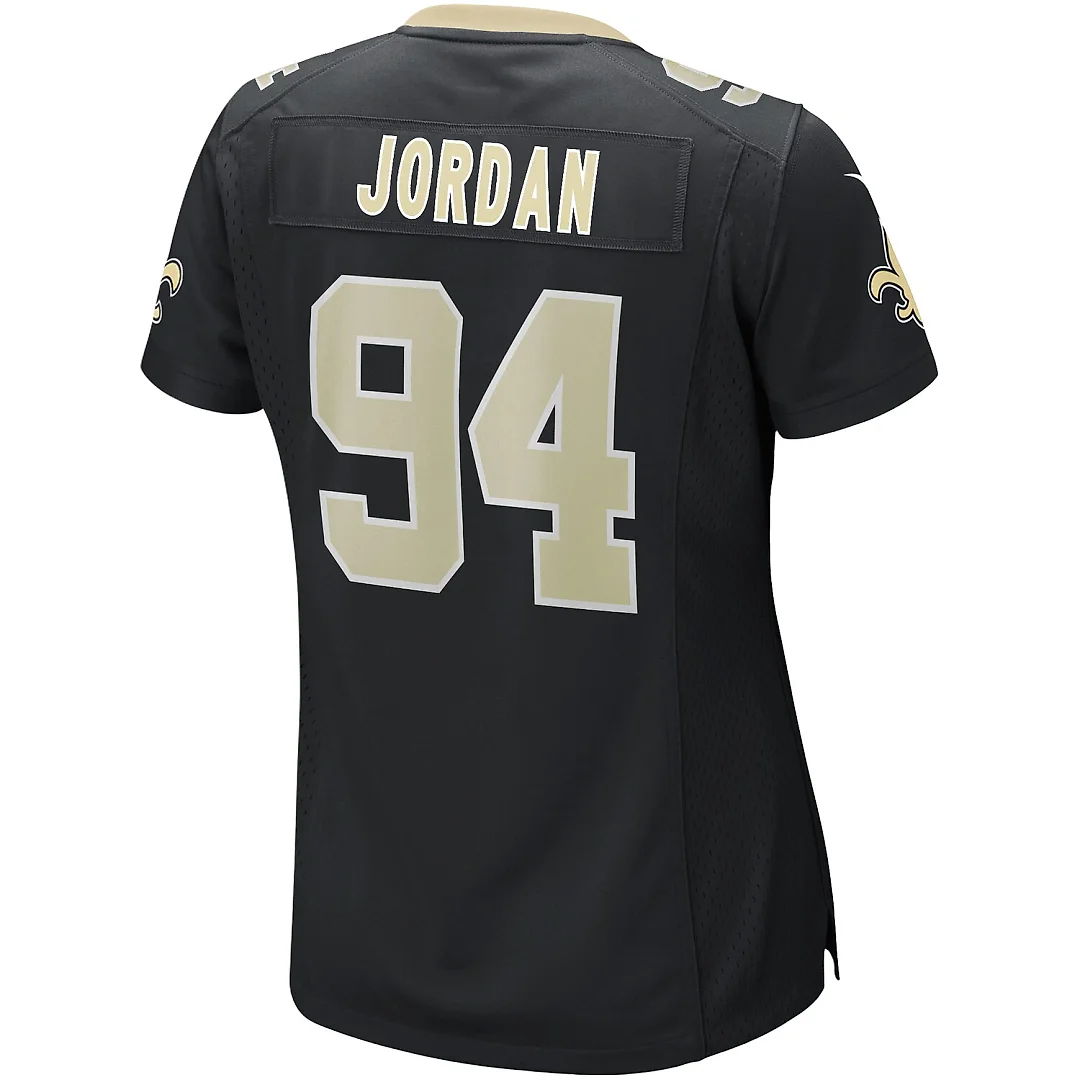 Zennovawear Cameron Jordan New Orleans Saints Women's Game Jersey - Black