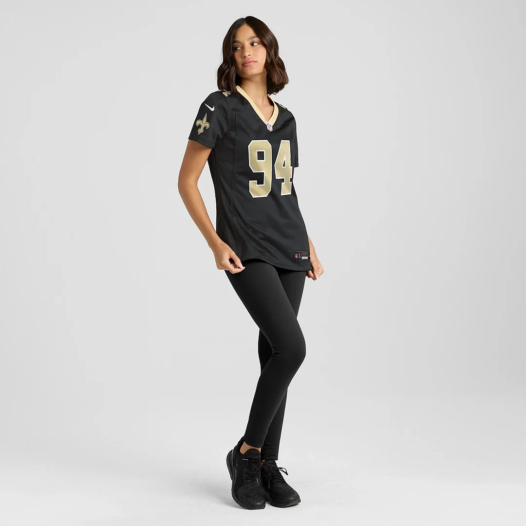 Zennovawear Cameron Jordan New Orleans Saints Women's Game Jersey - Black