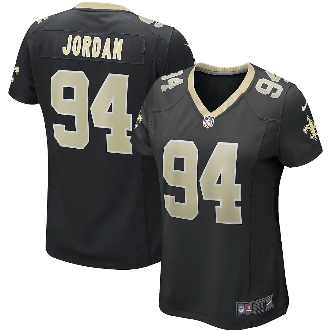 Zennovawear Cameron Jordan New Orleans Saints Women's Game Jersey - Black