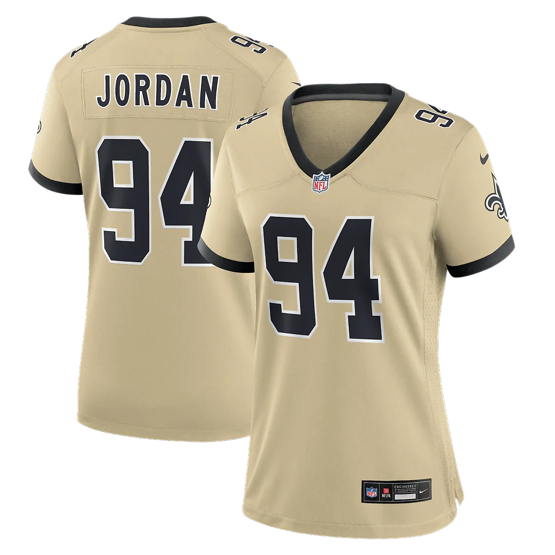 Zennovawear Cameron Jordan New Orleans Saints Women's Gameday Golds Alternate Game Player Jersey - Gold