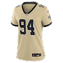 Zennovawear Cameron Jordan New Orleans Saints Women's Gameday Golds Alternate Game Player Jersey - Gold