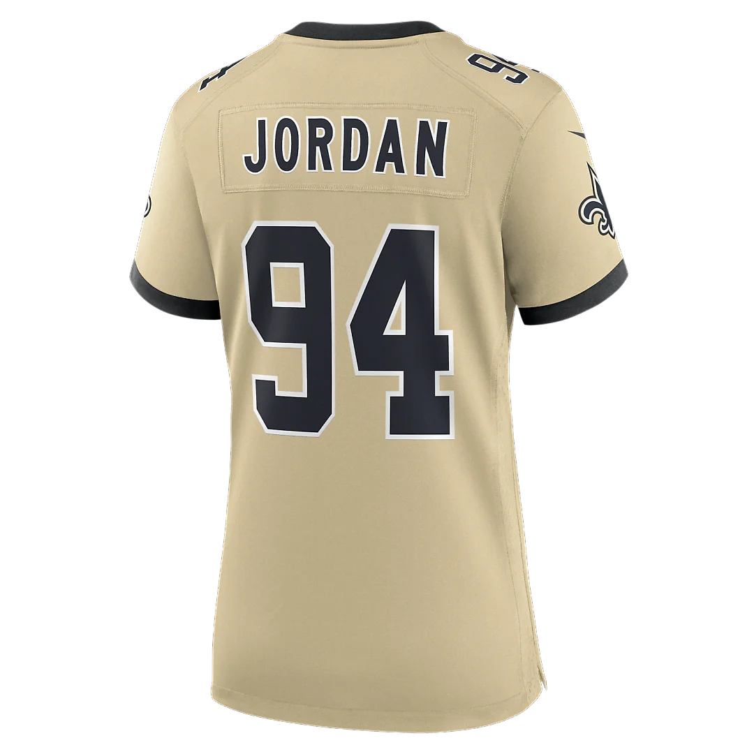 Zennovawear Cameron Jordan New Orleans Saints Women's Gameday Golds Alternate Game Player Jersey - Gold