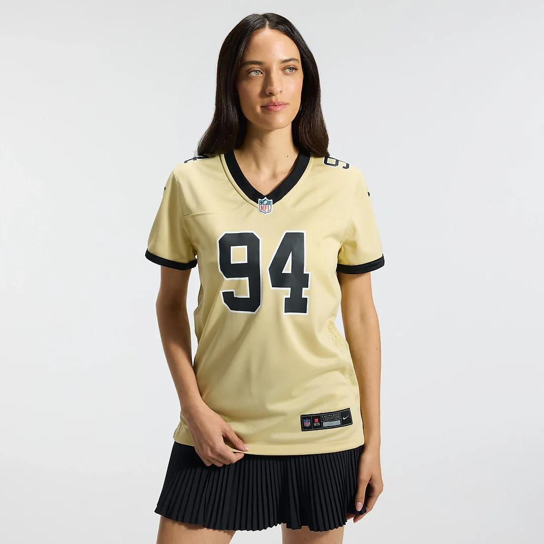 Zennovawear Cameron Jordan New Orleans Saints Women's Gameday Golds Alternate Game Player Jersey - Gold