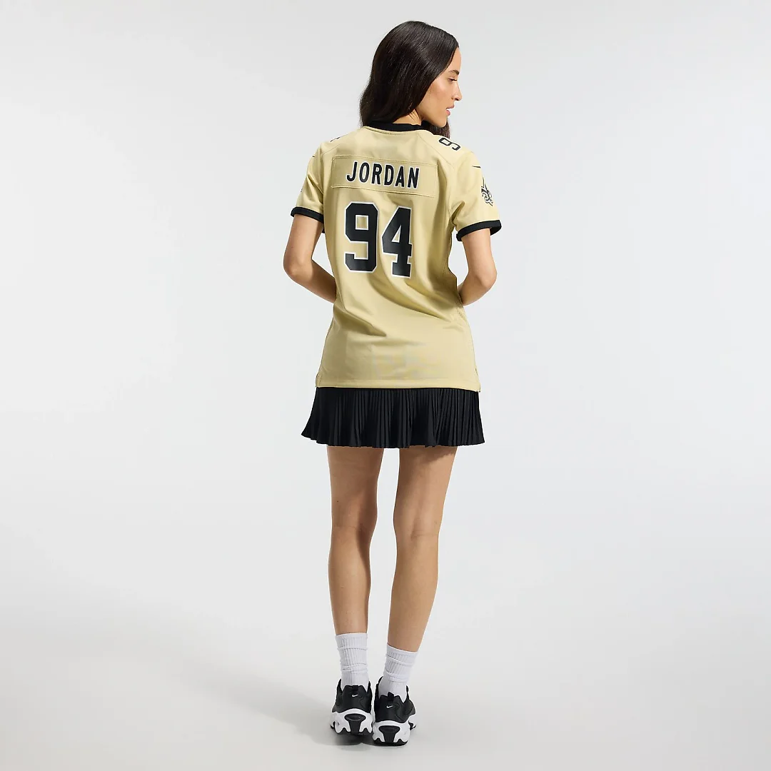 Zennovawear Cameron Jordan New Orleans Saints Women's Gameday Golds Alternate Game Player Jersey - Gold